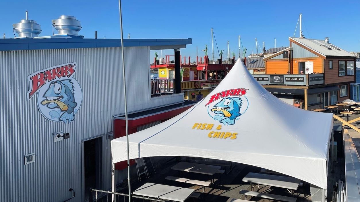 logo tent