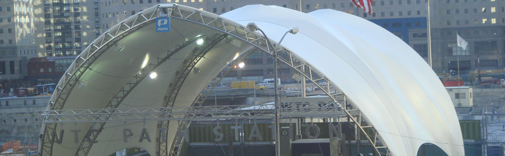 fabric structure at world trade center