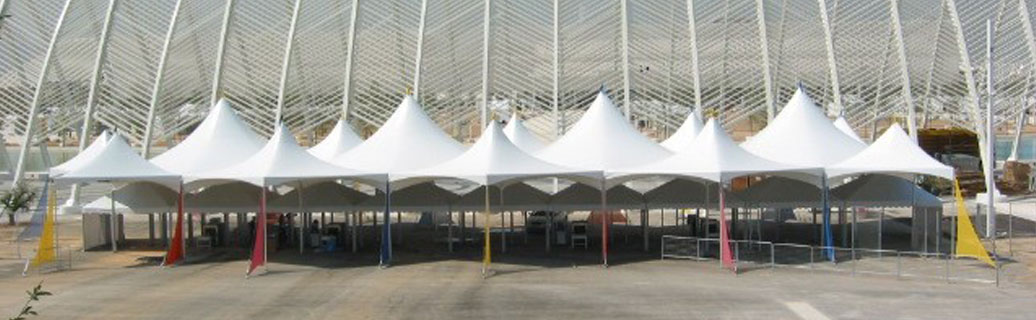 marquee canopy tents at commercial event