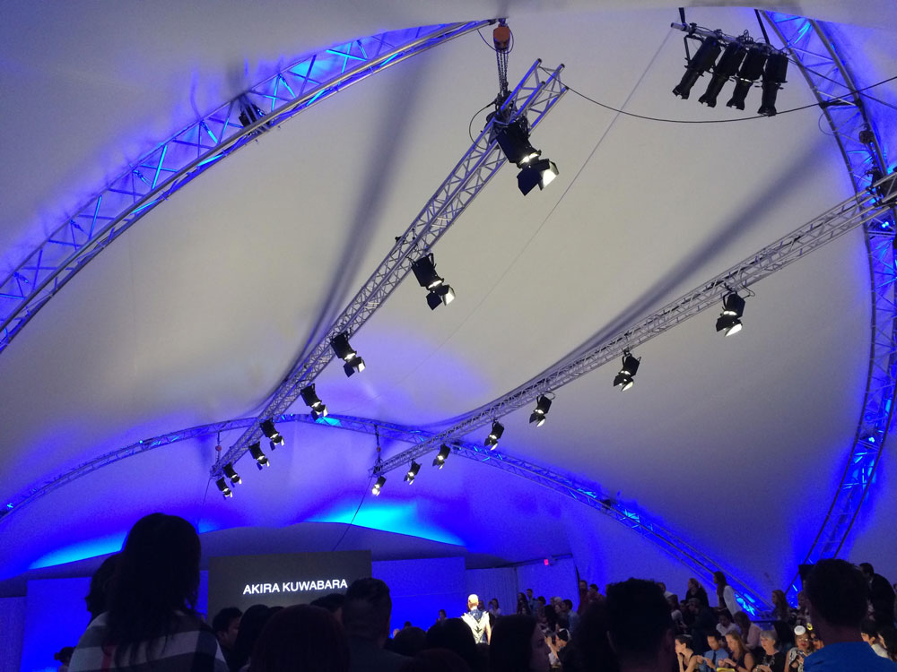 SaddleSpan S5000 Event Tent | Vancouver Fashion Week