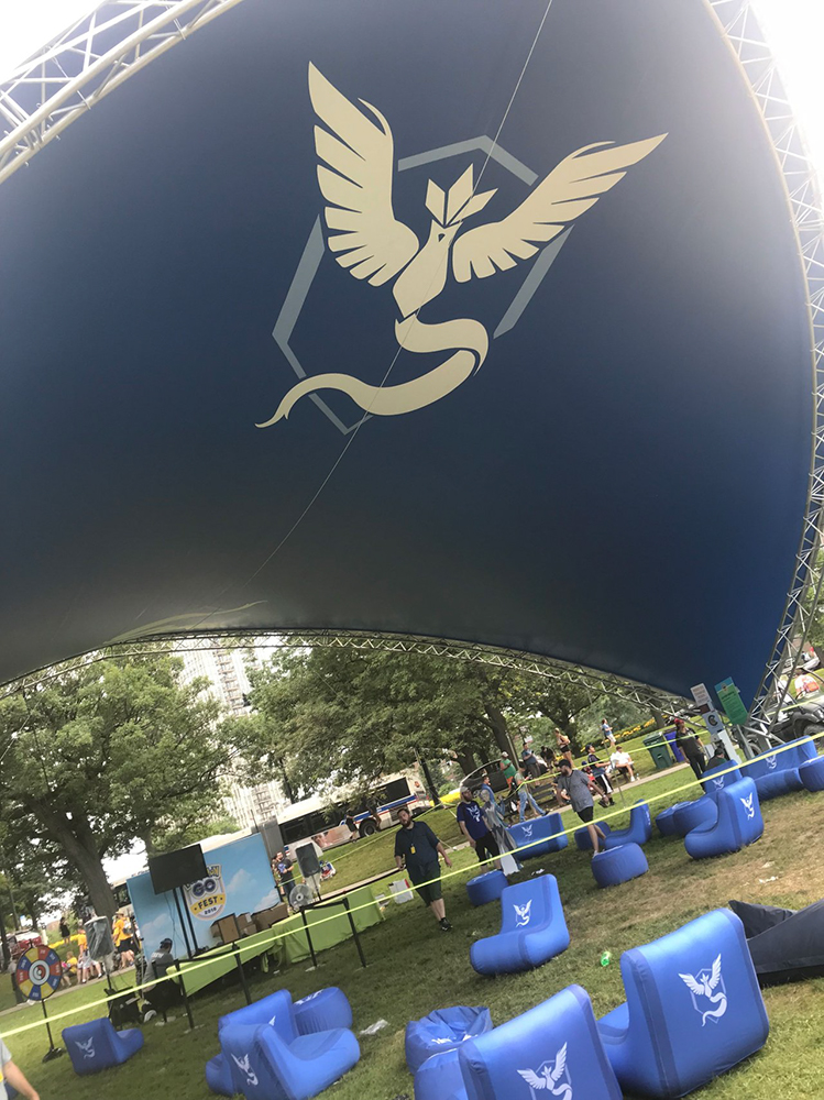 SaddleSpan S5000 Open tent | Pokémon Go Festival | Chicago