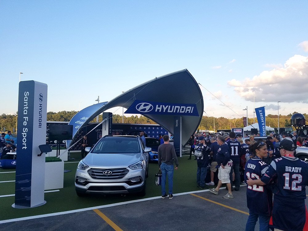 Tentnology SaddleSpan-S1000 | 2017 NFL Kickoff Concert driven by Hyundai