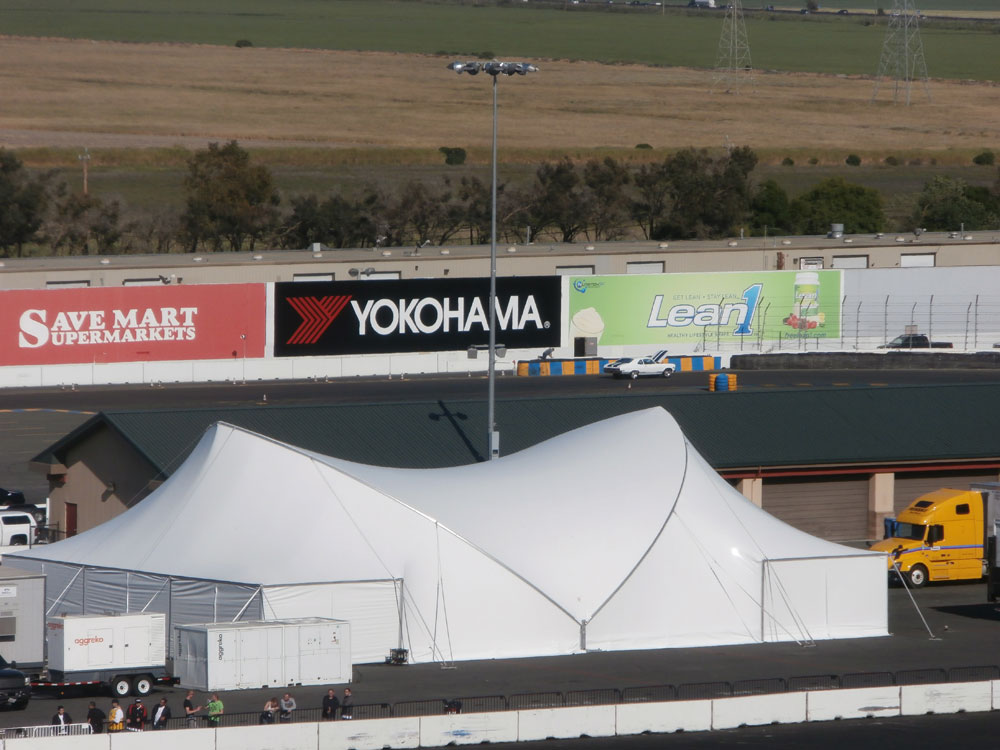 SaddleSpan S5000 Portico Cpmplete | Sonoma Raceway