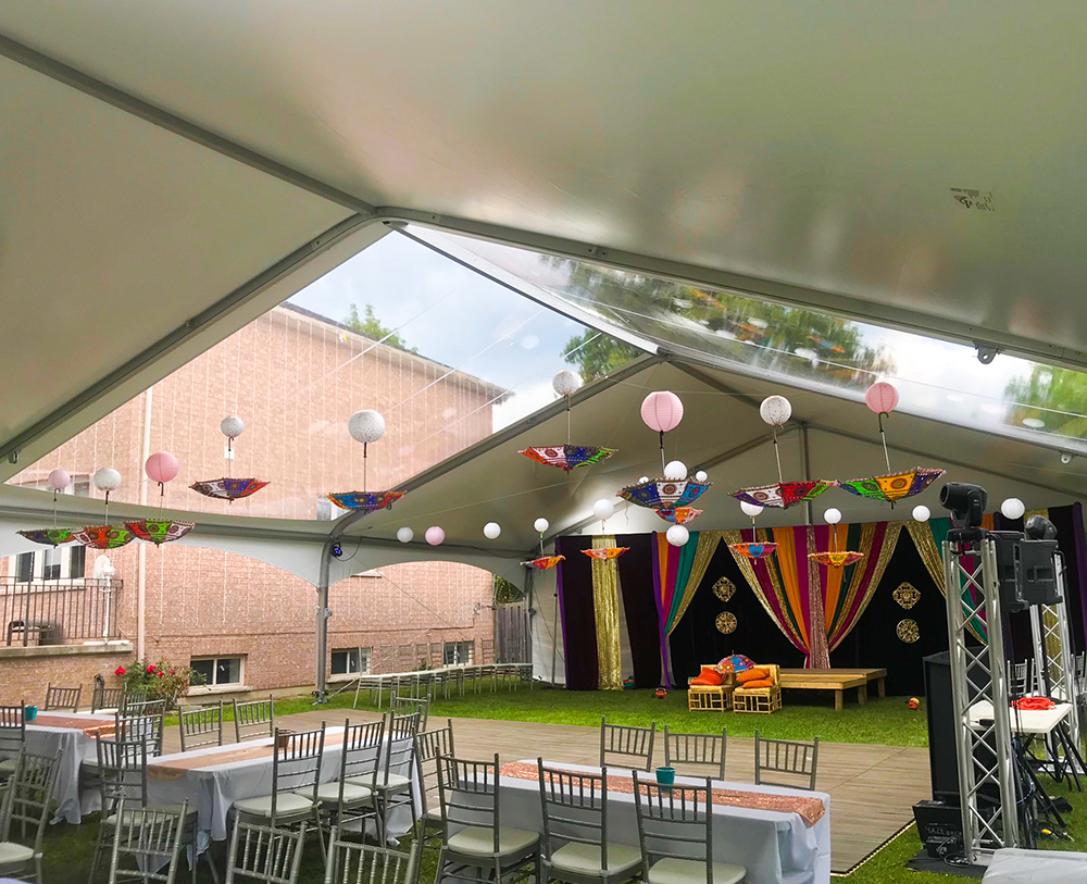 TSpan 40x60 with Crystal Clear panels | Client: <a href="http://www.caledontents.com/" target="_blank">Caledon Tents</a>