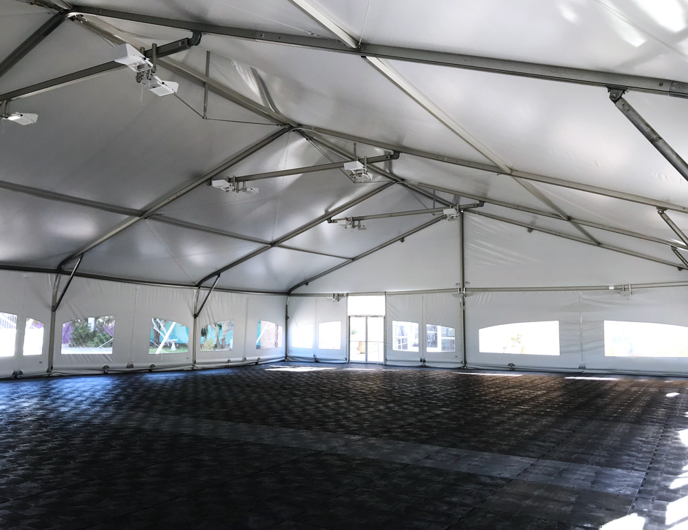 TSpan 60x80 TPeak and double hard doors | Client: <a href="https://www.ccmuseum.com/" target="_blank">Corpus Christi Museum of Science and History</a>