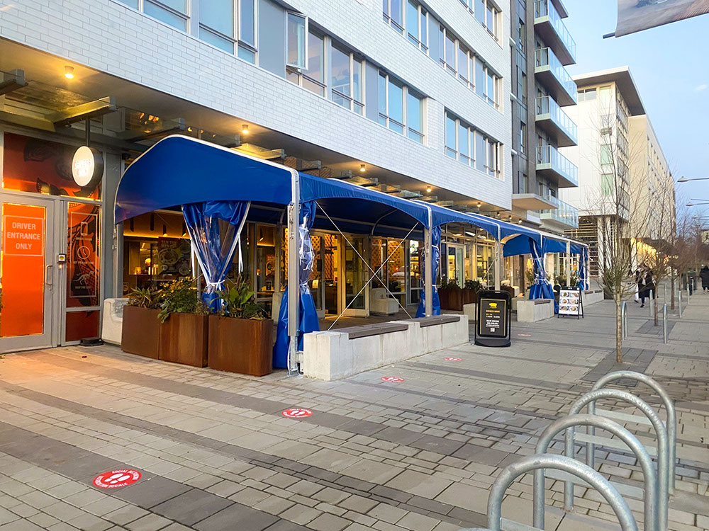 Tentnology® Custom Unislope TS13.5 x 71 | Client: <a href="https://www.ubcproperties.com/" target="_blank">UBC Properties Trust</a>