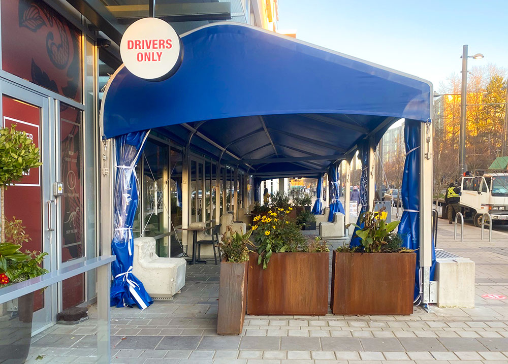 Tentnology® Custom Unislope TS13.5 x 71 | Client: <a href="https://www.ubcproperties.com/" target="_blank">UBC Properties Trust</a>