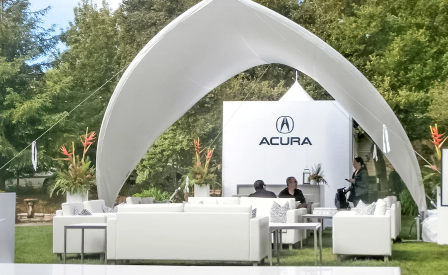 Custom engineered fabric event structure