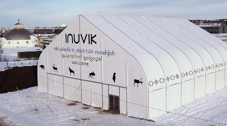 Tentanium portable fabric structure used for industrial storage
