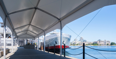 Tent installation project support
