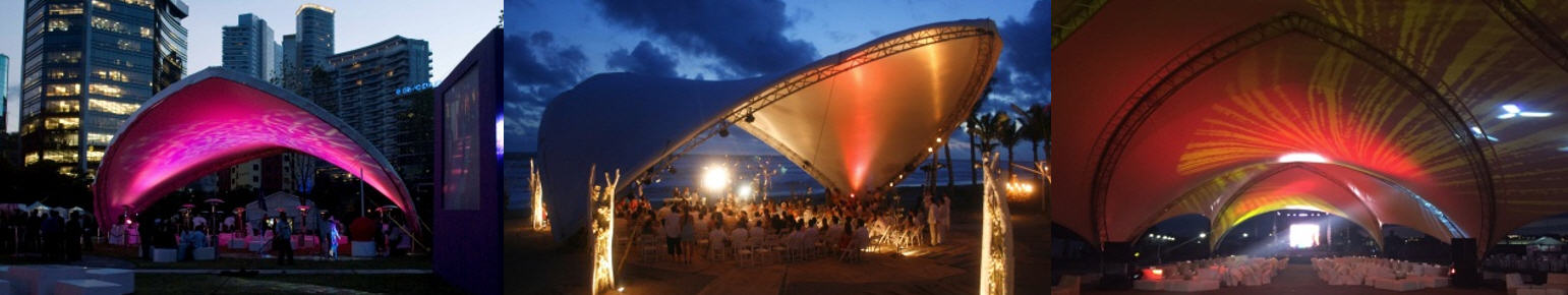 SaddleSpan 'Sydney' tents in Mexico SaddleSpan 'Sydney' tents in Mexico