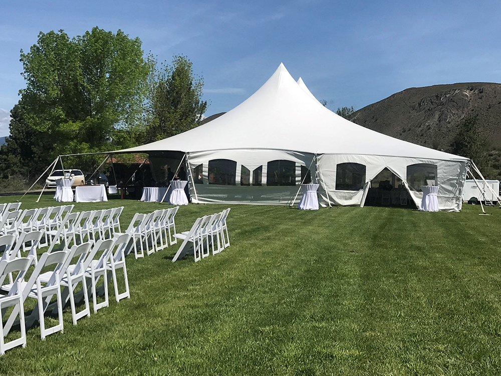 Commercial party tent